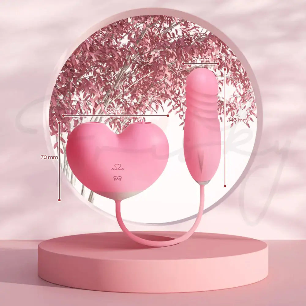 Love Float - Thrusting Egg With Suction & Licking Vibrator - Frisky Business Adult Sex Toys Shop