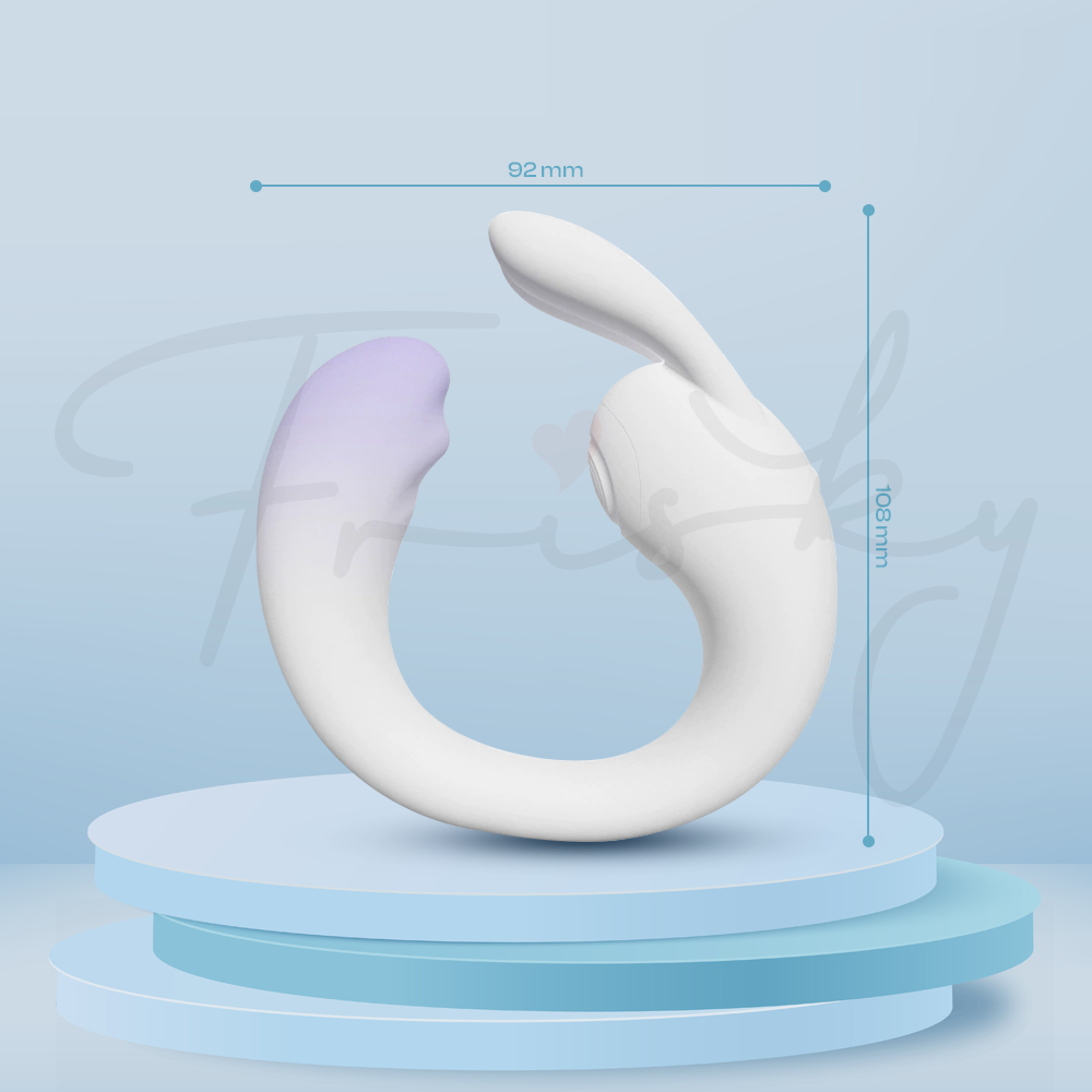 Luna Sync – Wearable Double Headed G-Spot Clitoral Tapping Simulation Vibrator with Remote Control