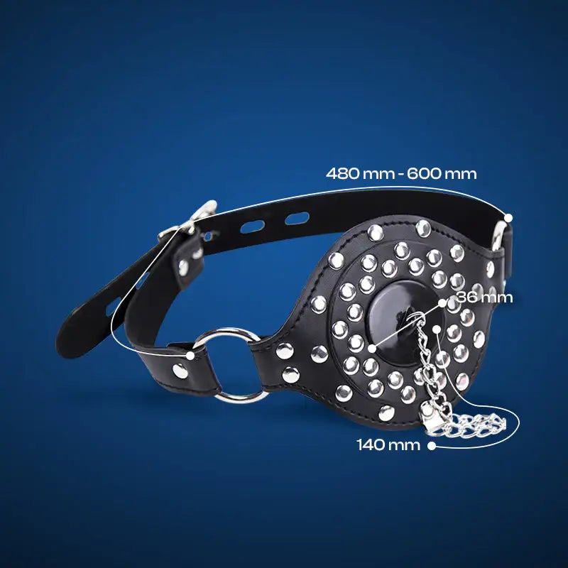 Plugged Silence - BDSM Mouth Gag With Plug - Frisky Business Adult Sex Toys Shop