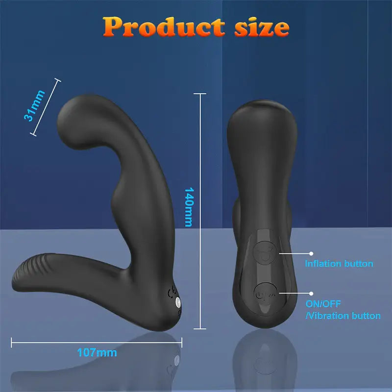 ProPump Elite - Inflatable Vibrating Prostate Massager with Remote Control - Frisky Business Adult Sex Toys Shop