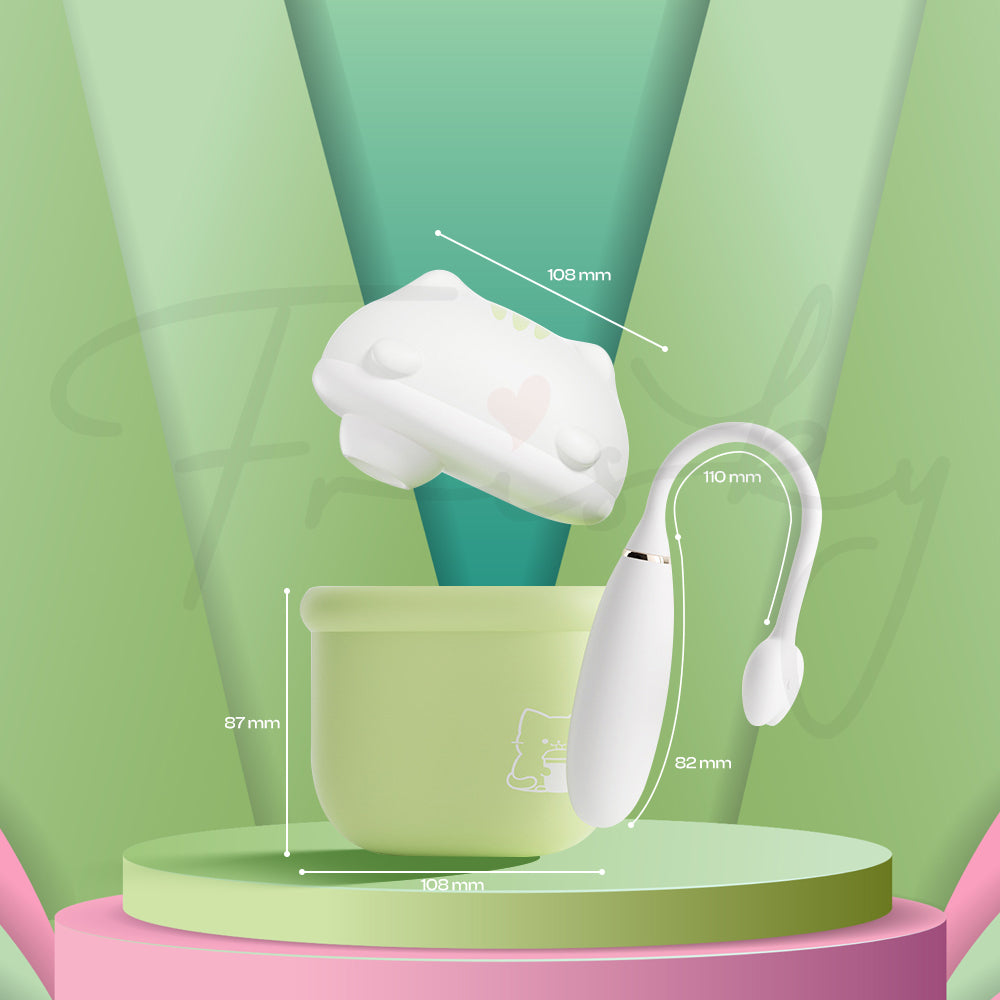 Pudding Meow - APP Control Suction + Egg Vibrator with Casing