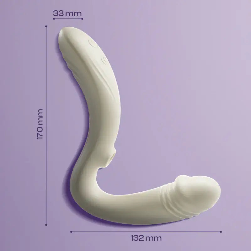Pulse Grip - Female APP Control Thrusting and Suction Vibrator - Frisky Business Adult Sex Toys Shop