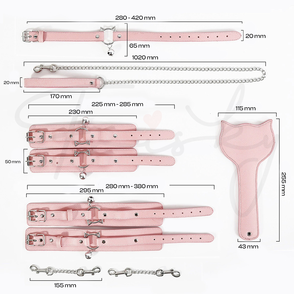 Purrfectly Bound – 4 pcs BDSM Starter Kit