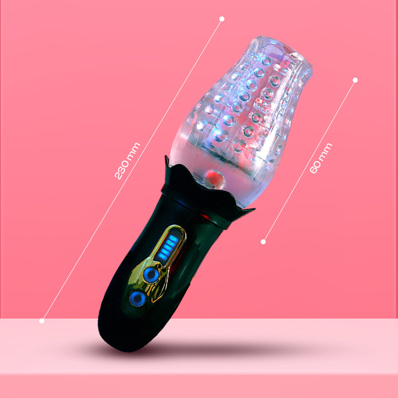 Rocket Glow - Rotating Masturbator and Penis Trainer