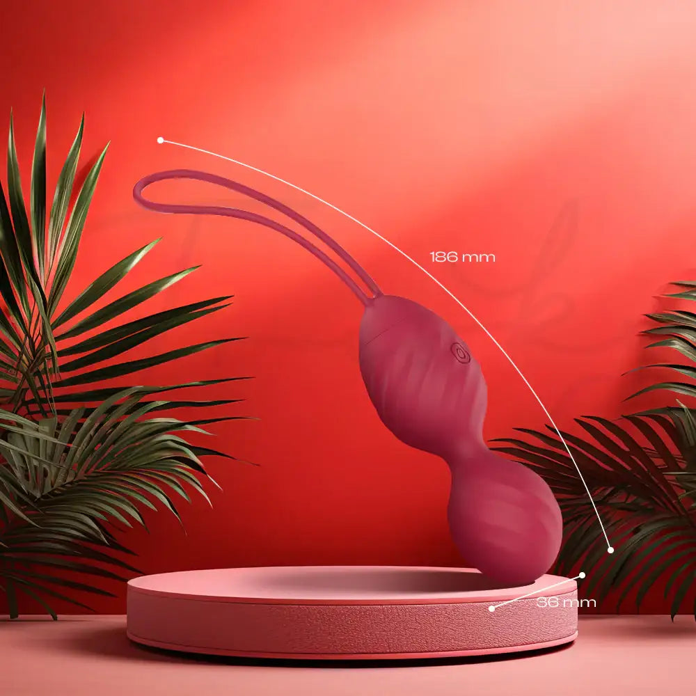 Ruby Rhythm - Kegel Egg Vibrator With Remote Control - Frisky Business Adult Sex Toys Shop
