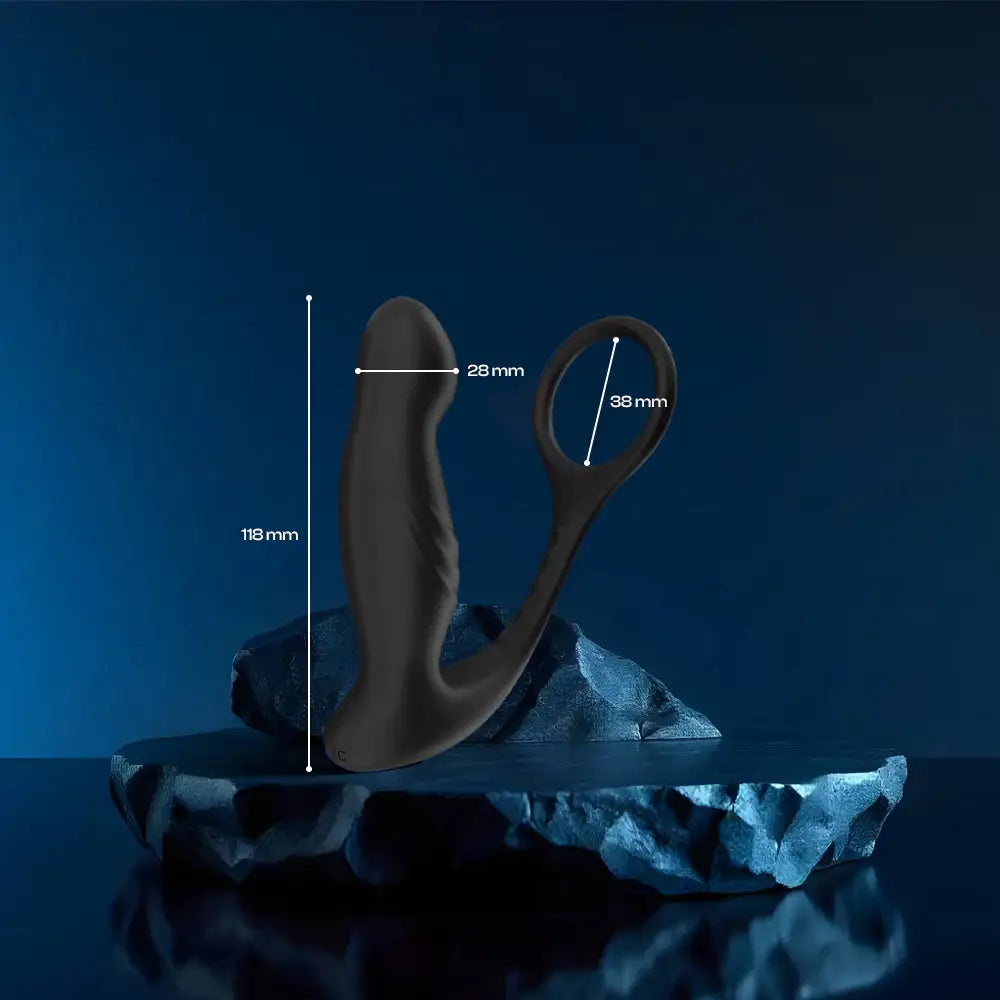 Silvex - Silicone Prostate/Anal Stimulator with Remote Control