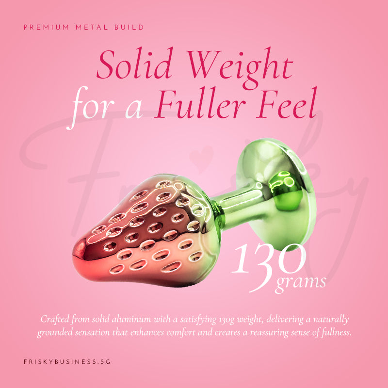 130g pure metal plug designed for a satisfying weighted feel and comfort