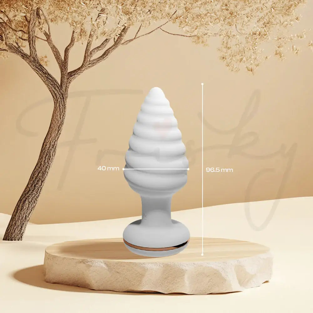 Unicorn Twist - Spiral Butt Plug Vibrator with APP Control - Frisky Business Adult Sex Toys Shop