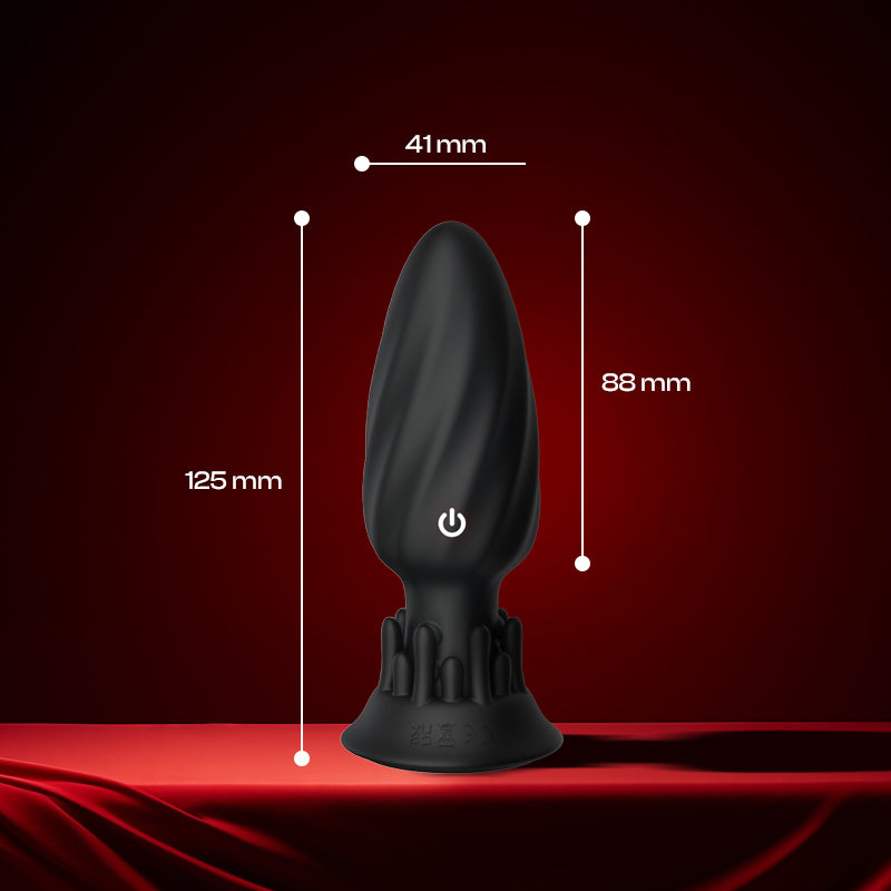 Wick Swirl – Rotating Butt Plug with APP Control