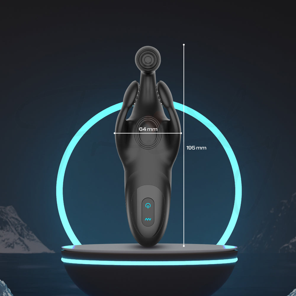 Zillark massager vibrator highlighting measurement of the device