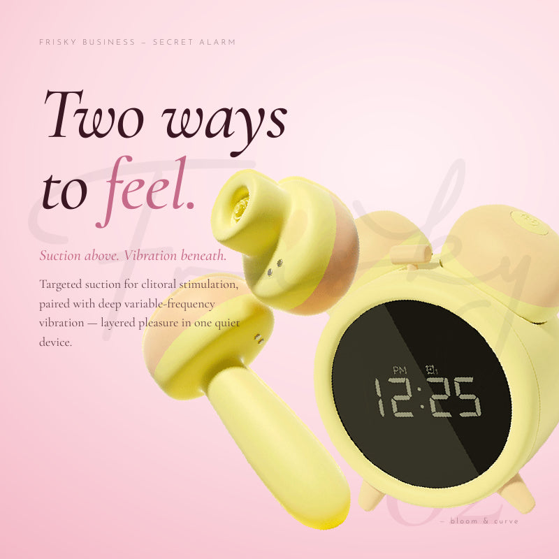 Secret Alarm Vibe — Suction & Vibration with APP Control