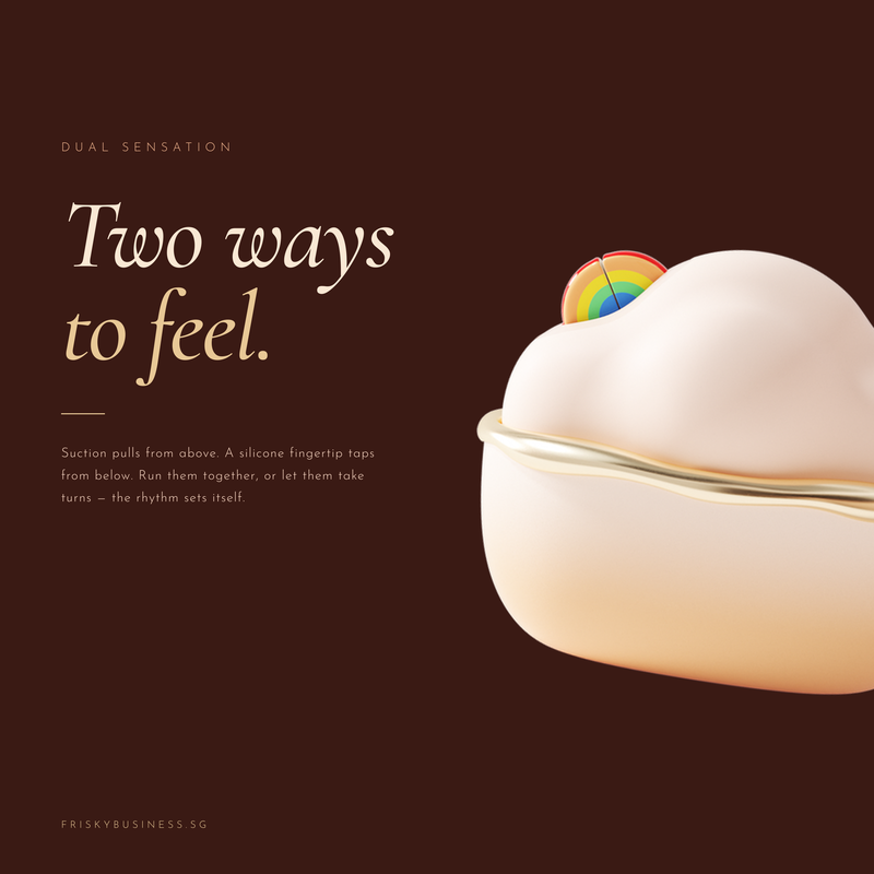 Cloud Cup Suction & Tapping Vibrator