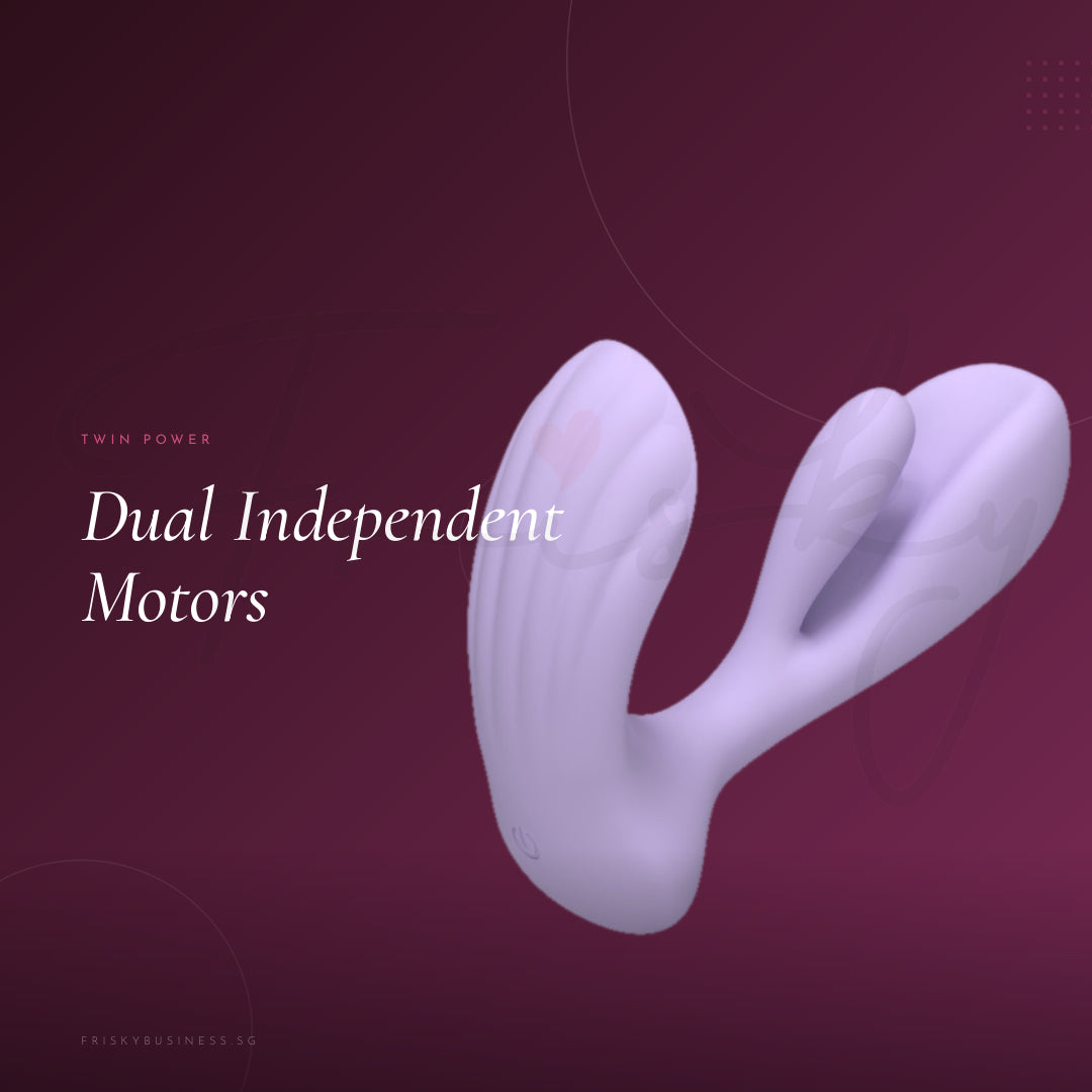 Lilac Bloom Wearable Rotating Vibrator