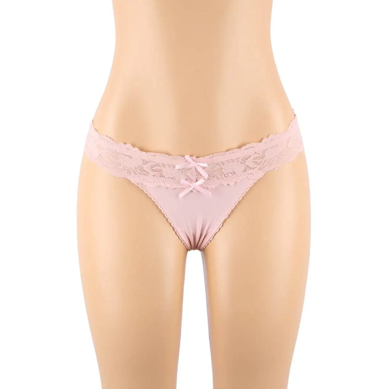 Pink Lace Temptation Panty - Frisky Business Adult Sex Toys Shop