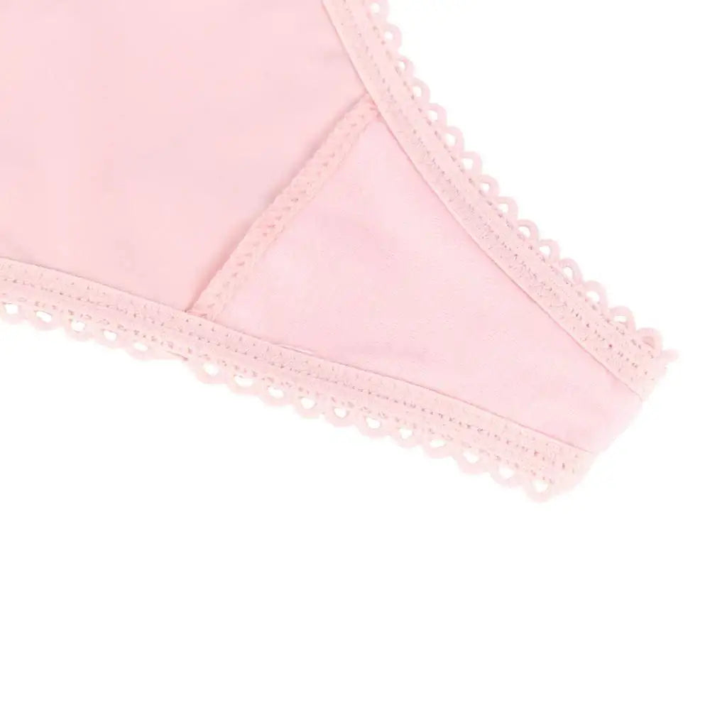 Pink Lace Temptation Panty - Frisky Business Adult Sex Toys Shop