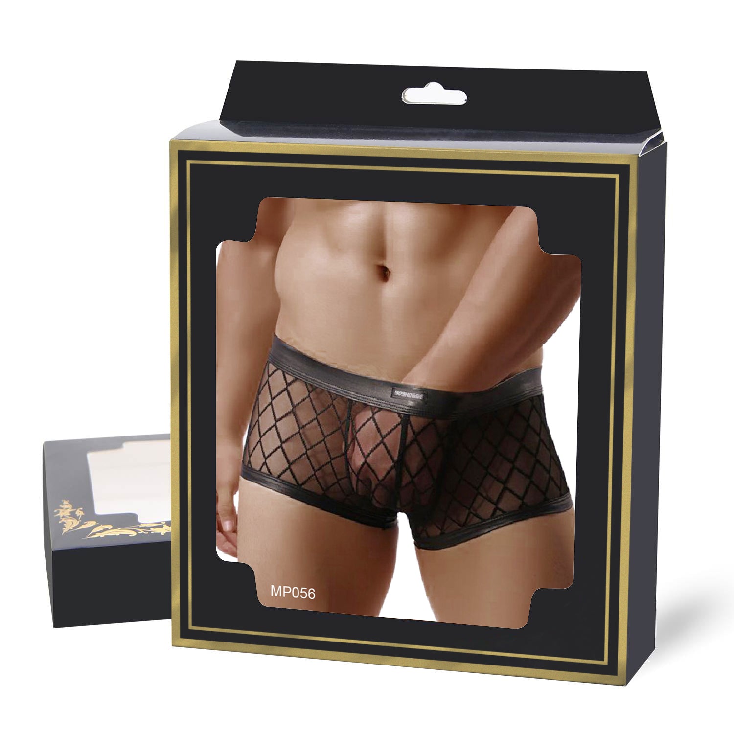 Skivvies - Black Sexy Sheet Black Men Boxer Underwear