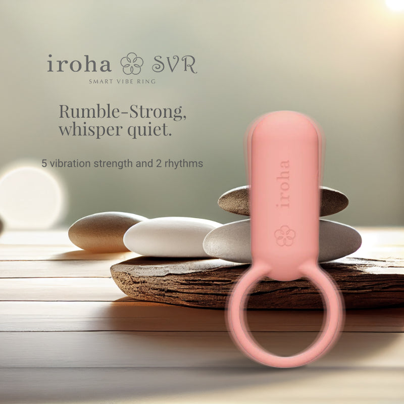 Iroha - SVR Vibrating Cock Ring Coral Pink/Very Peri