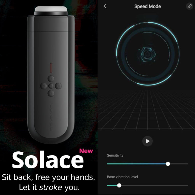 Lovense - Solace App/Bluetooth Controlled Thrusting Male Masturbator