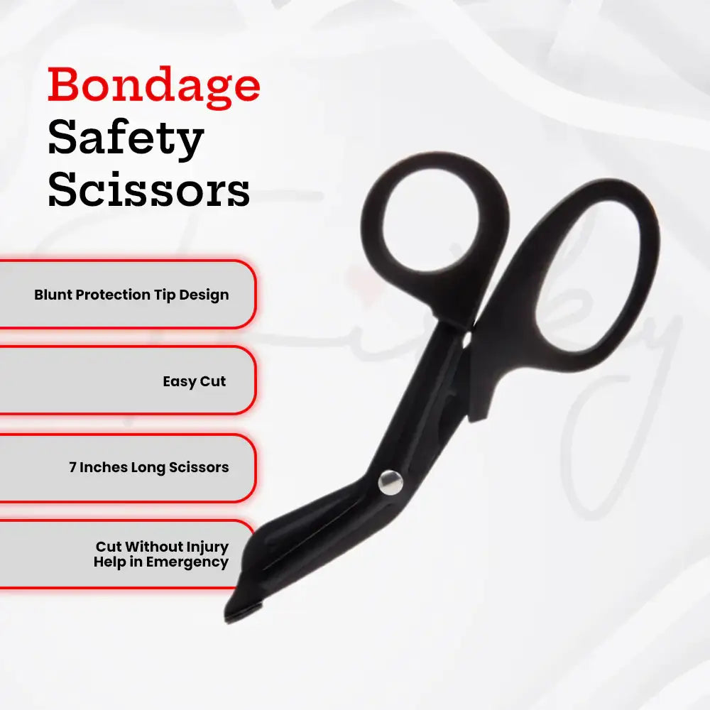 SHOTS Ouch! Bondage Safety Scissors ergonomic handle design for comfortable grip and precise cutting control Singapore