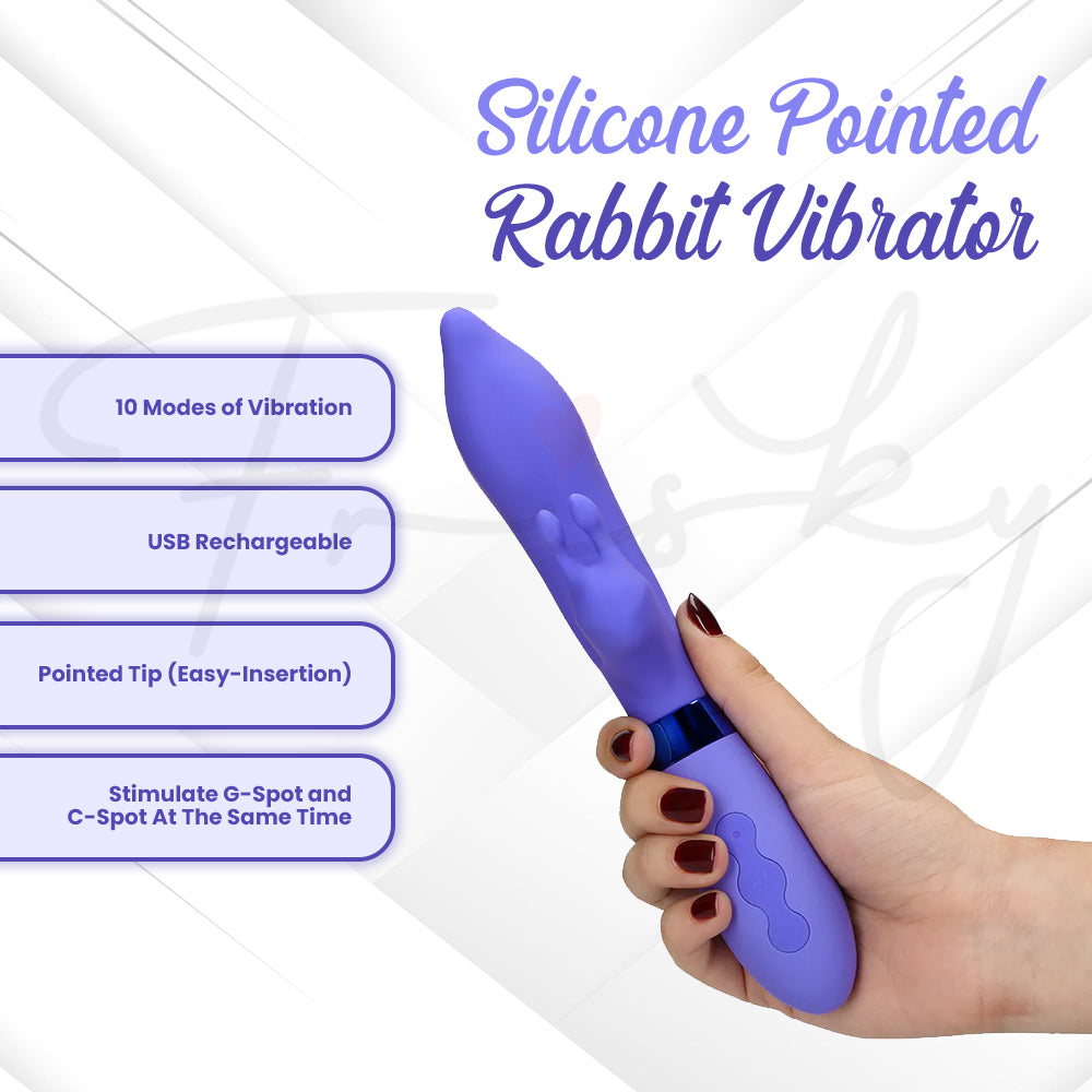 SHOTS - Silicone Pointed Rabbit Vibrator