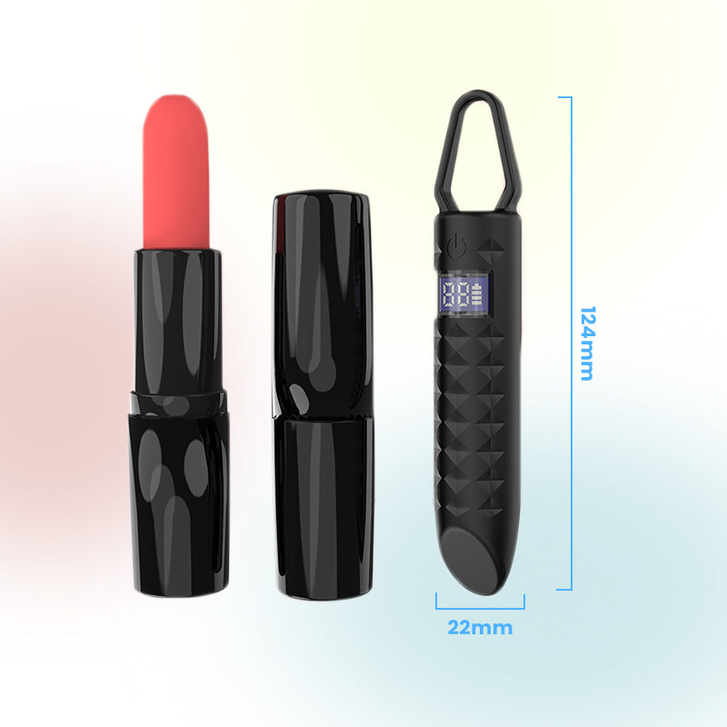 Tech Touch - LCD Display Mini Bullet Vibrator