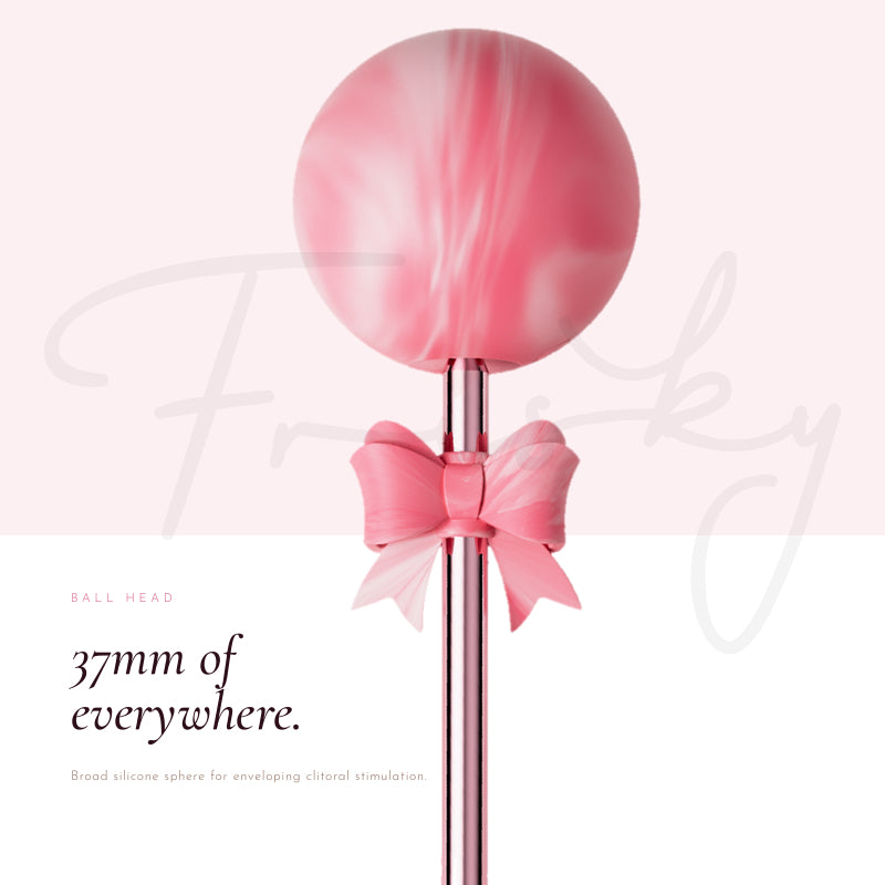 Ribbon Lollipop Wand Vibrator