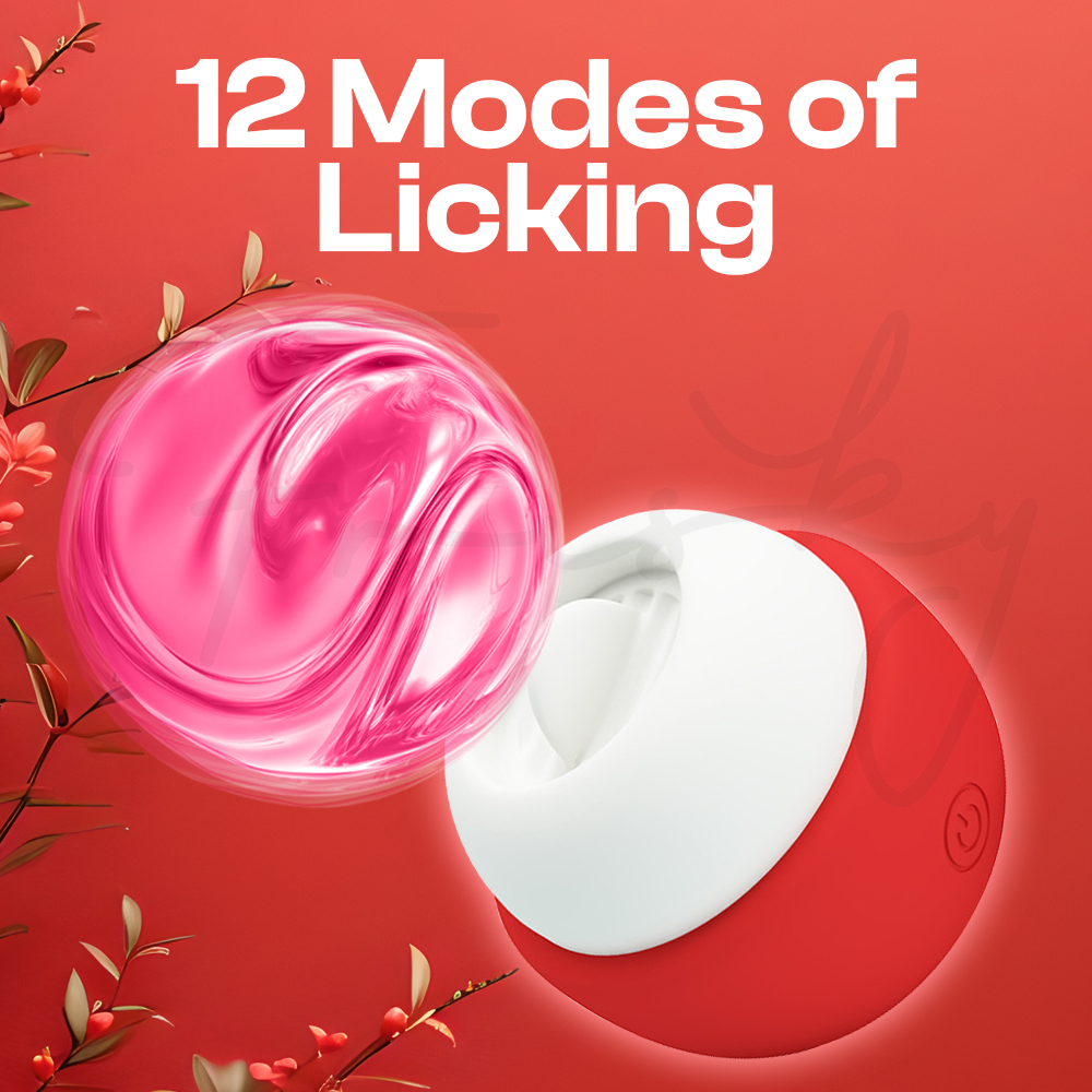 Apple Secret - Licking Clitoral Stimulator, Adult Female Flicking Vibrator Sex Toys