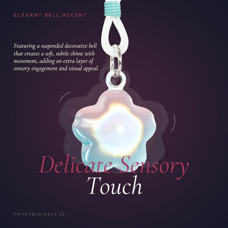 Cat-Eye Gem Nipple Clamps with Chime Bell
