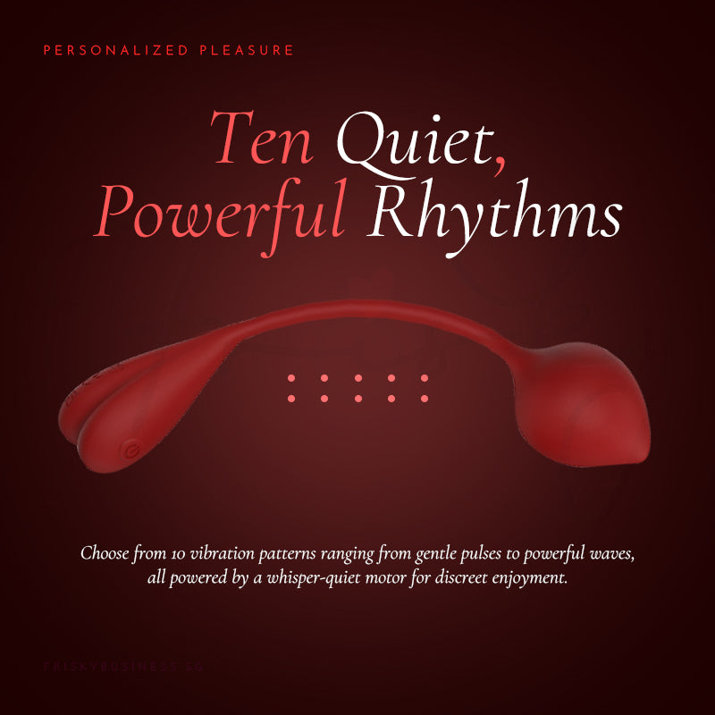 Cerise — APP-Controlled Silicone Peach Egg Vibrator