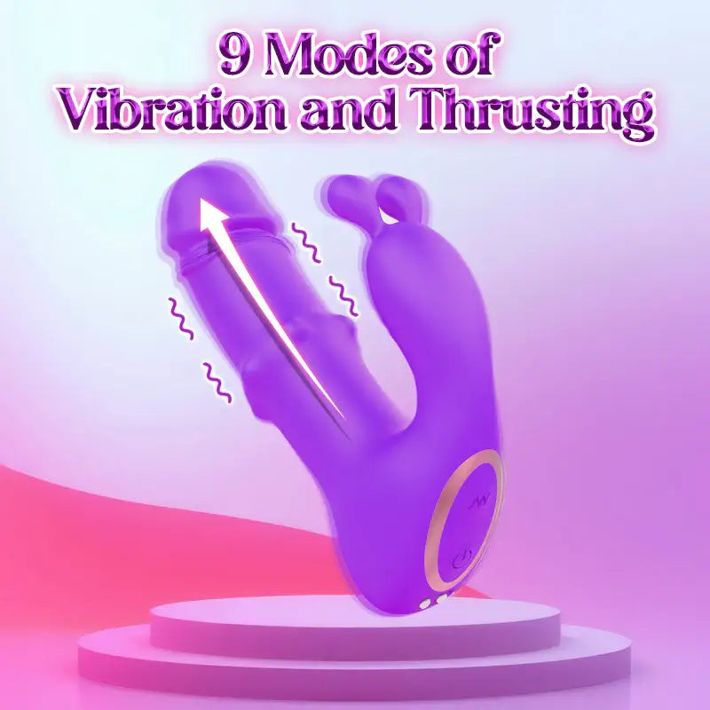 Chic Bunny - APP Control Thrusting Wearable Vibrator - Frisky Business Adult Sex Toys Shop