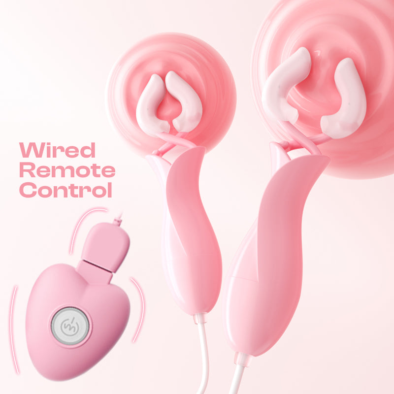 Coral Charm - Wired Vibrating Nipple Clamps