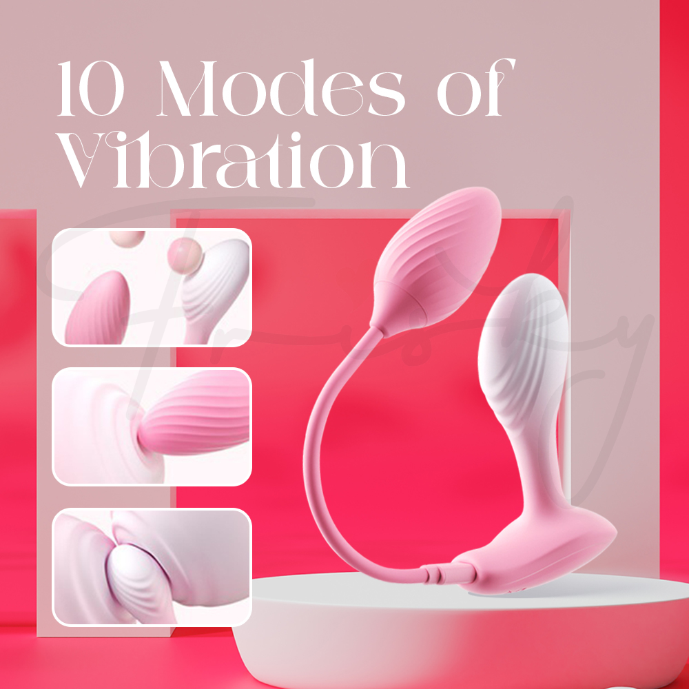 Cotton Elf with icons showing multiple vibration settings.