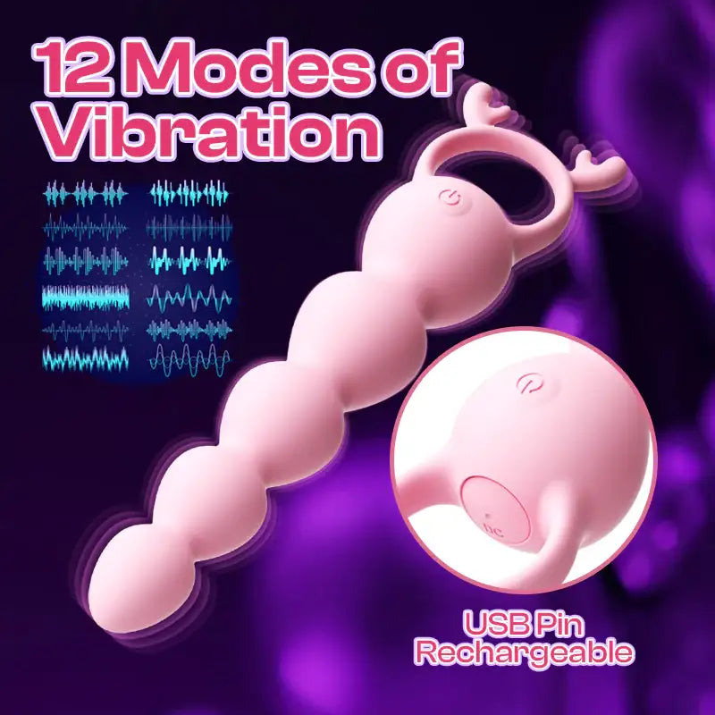 Doe Delight - APP Control Vibrating Anal Baton - Frisky Business Adult Sex Toys Shop
