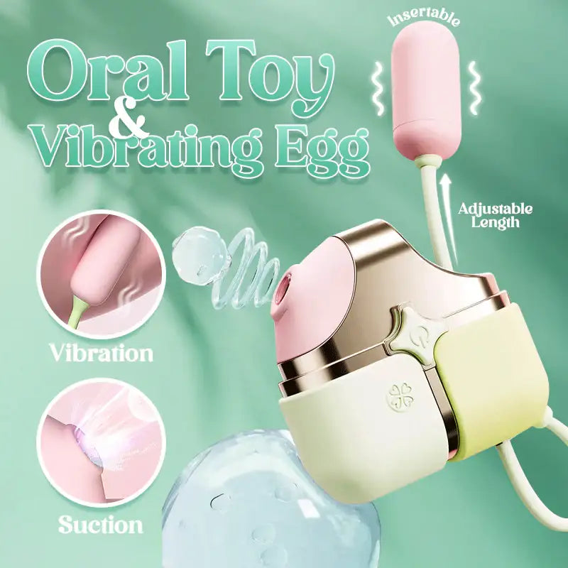 Fairy Palace - Multi-purpose Egg Vibrator with Suction - Frisky Business Adult Sex Toys Shop