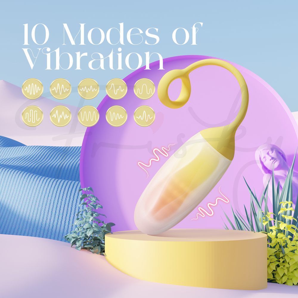 FlareKiss - Gradient APP Control Wearable Egg Vibrator