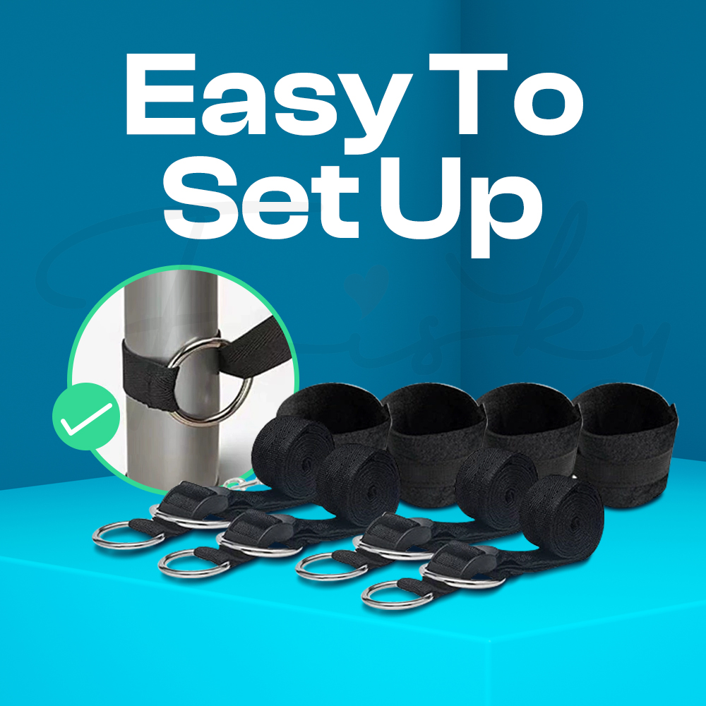 Forbidden Hold – BDSM Bed/Chair/Table Legs Bondage Hand & Leg Cuff Set