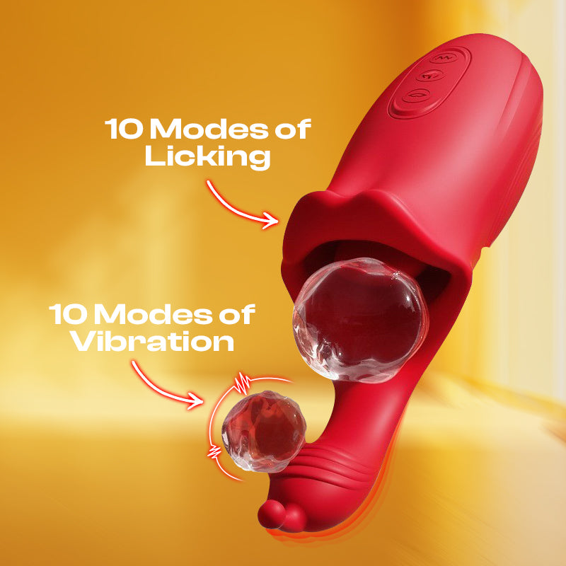 G’Lick Glide - Licking Female Wearable Vibrator