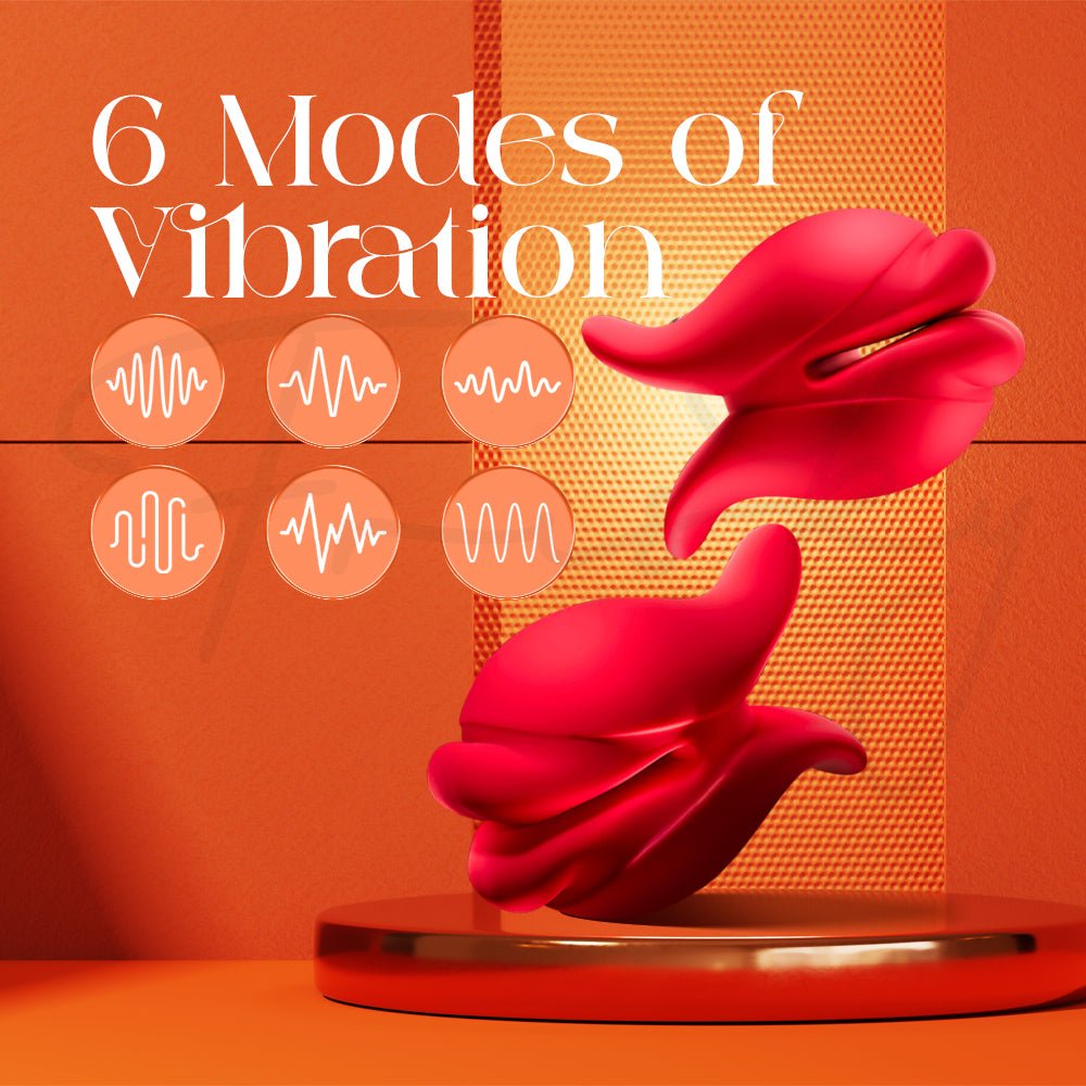 Luna Grip highlighting six powerful vibration modes for customizable pleasure