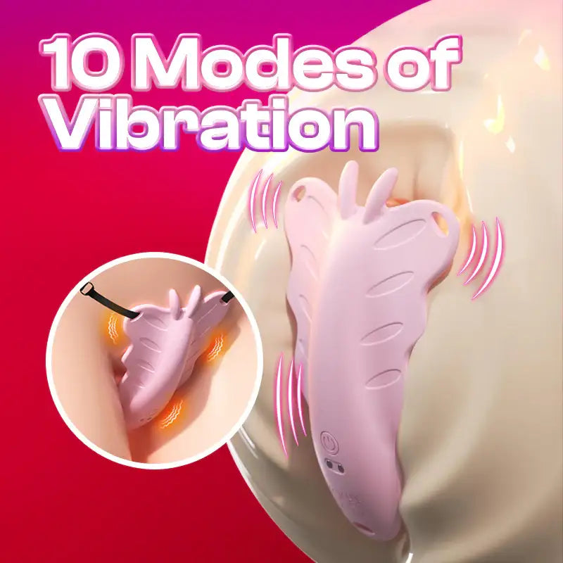 Lush Wings - Female Wearable APP Control Vibrator with Strap - Frisky Business Adult Sex Toys Shop