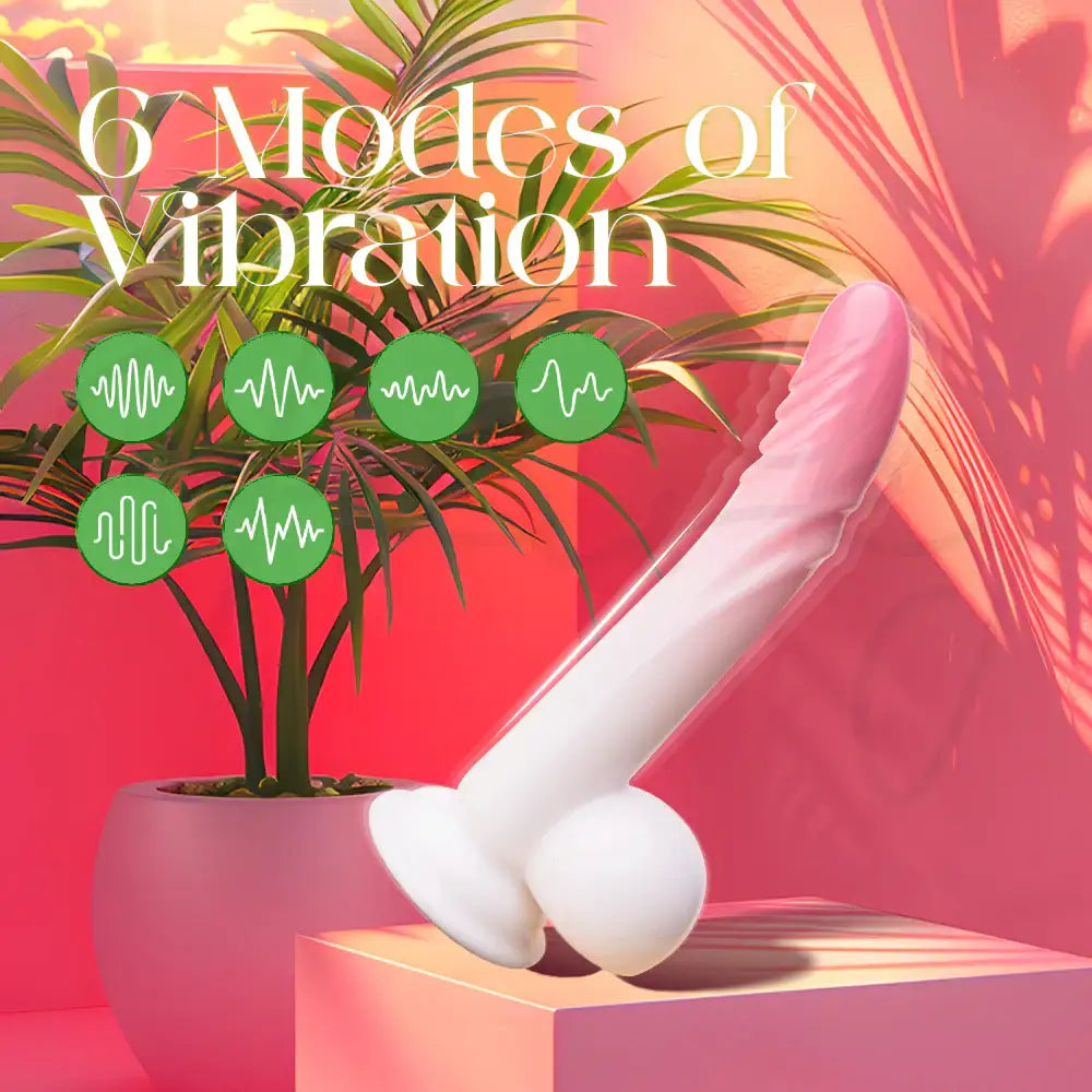 Luxe Temptation – Thrusting Dildo Vibrator With Suction Cup and Remote Control - Frisky Business Adult Sex Toys Shop