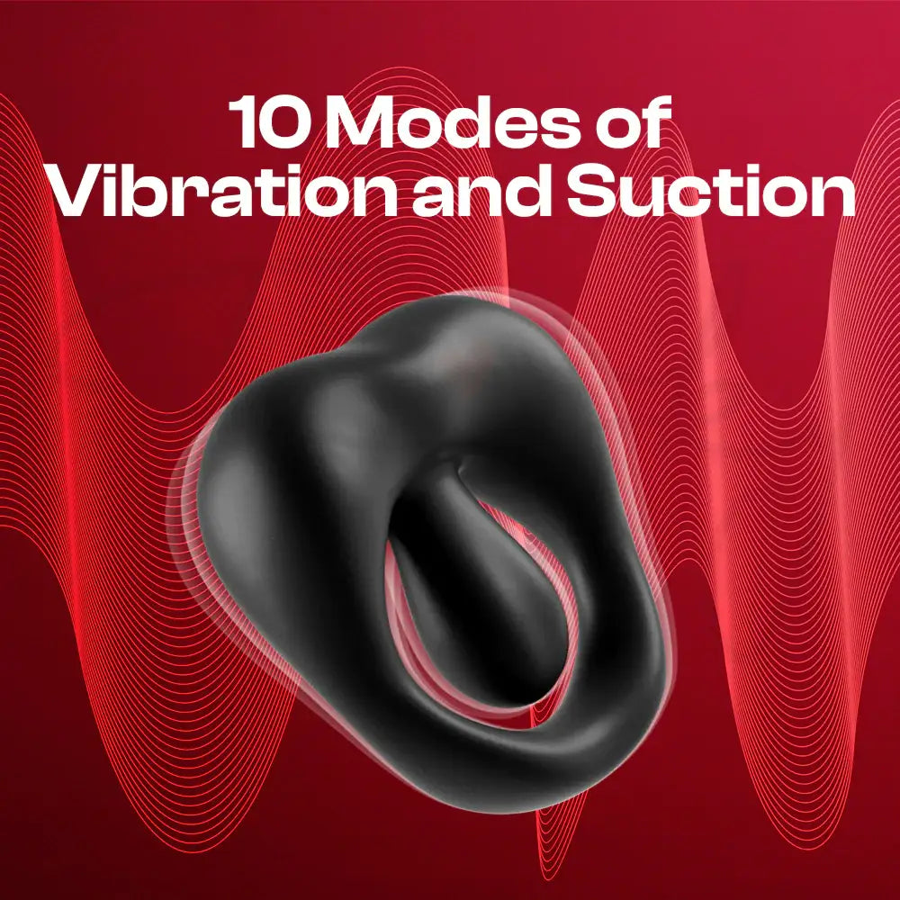 MagnoVibe - Vibrating Cock Ring With Remote Control, Adult Male Rechargeable Penis Sex Toys - Frisky Business Adult Sex Toys Shop