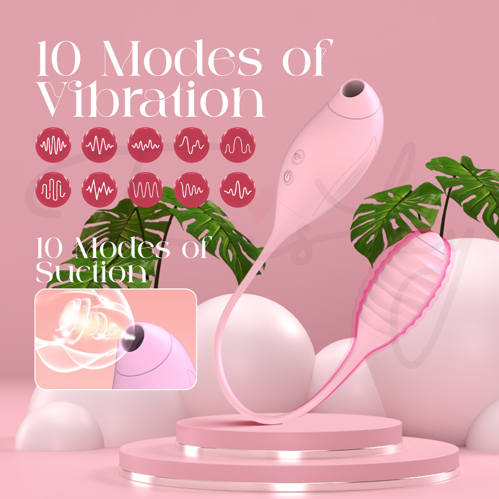Muse Drop - 2-in-1 Egg with Suction Vibrator