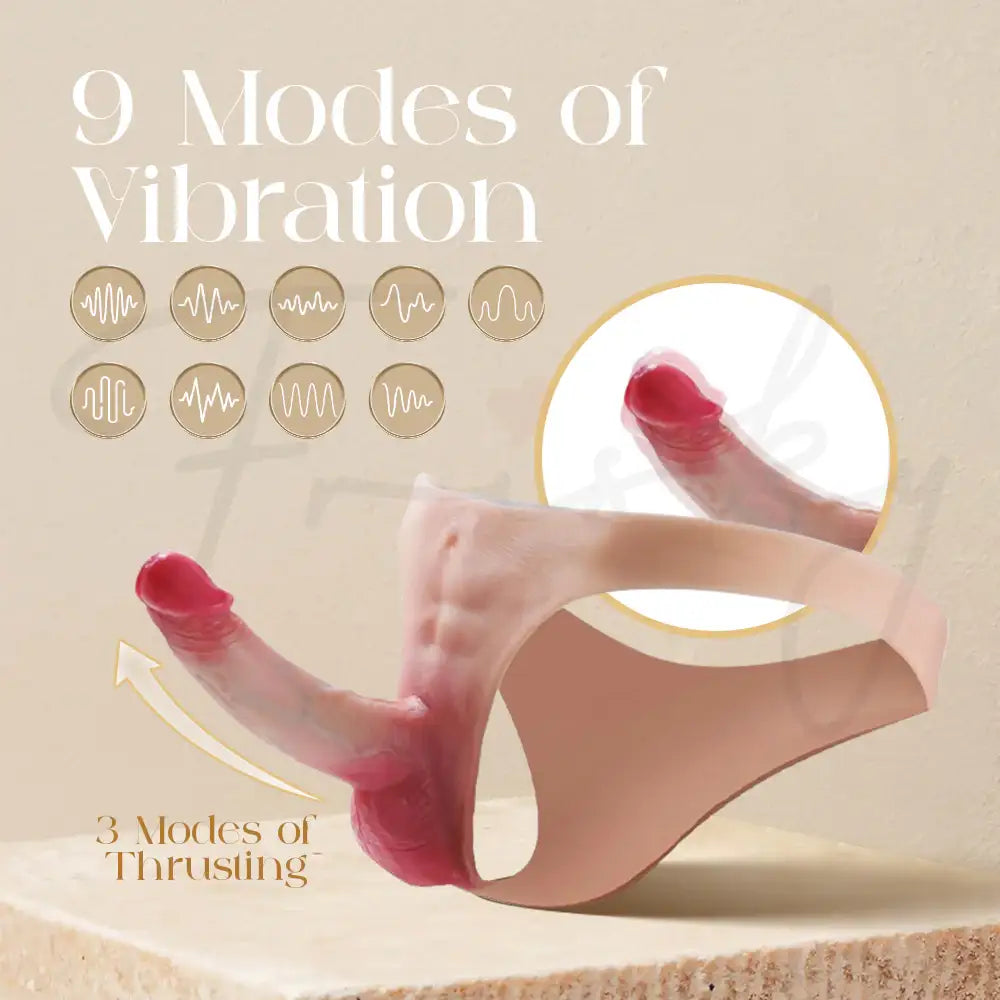 Musklé - Realistic Silicone Thrusting Dildo Pants Vibrator - Frisky Business Adult Sex Toys Shop