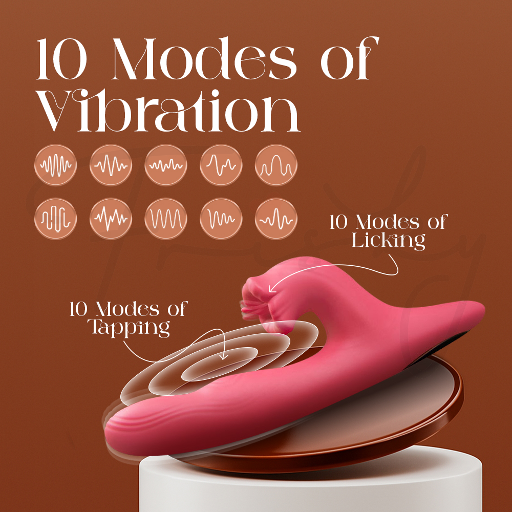 Nani –  Tongue Licking Clitoral Stimulation G-Spot Tapping Vibrator
