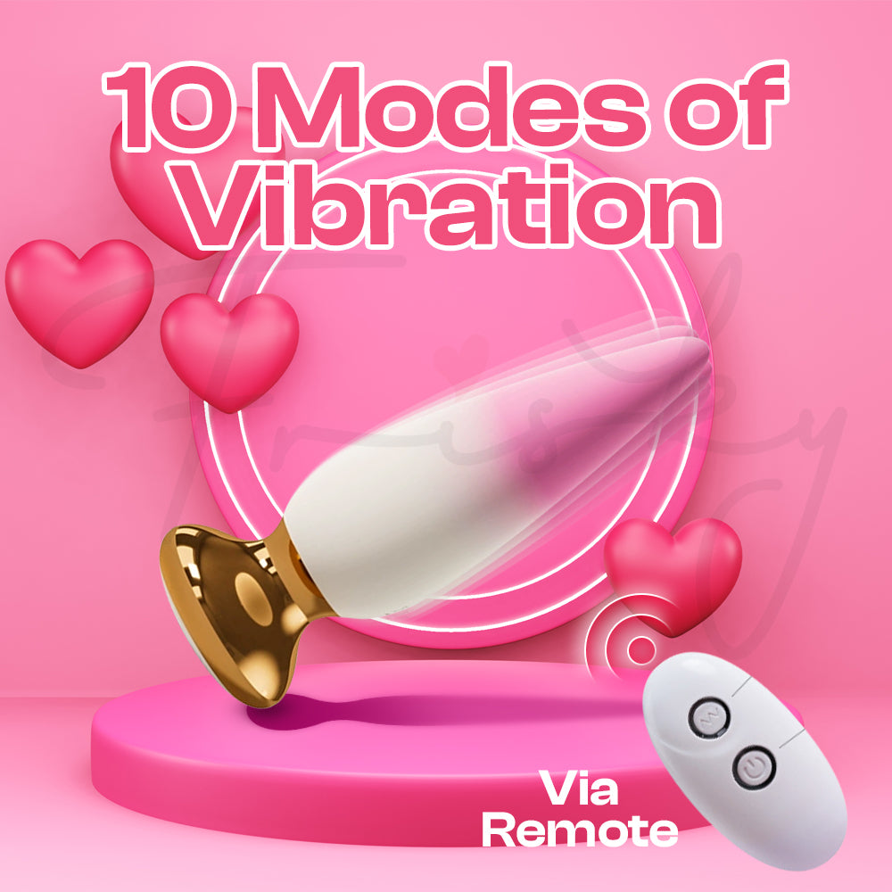 Pink Arc – APP/Remote Control Vibrating Gradient Anal Plug/Baton
