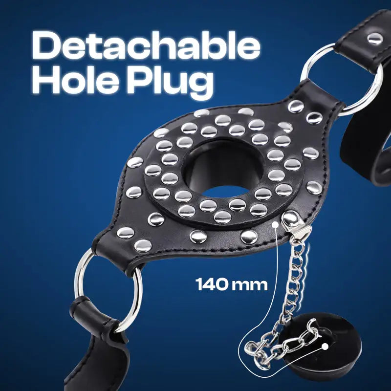 Plugged Silence - BDSM Mouth Gag With Plug - Frisky Business Adult Sex Toys Shop