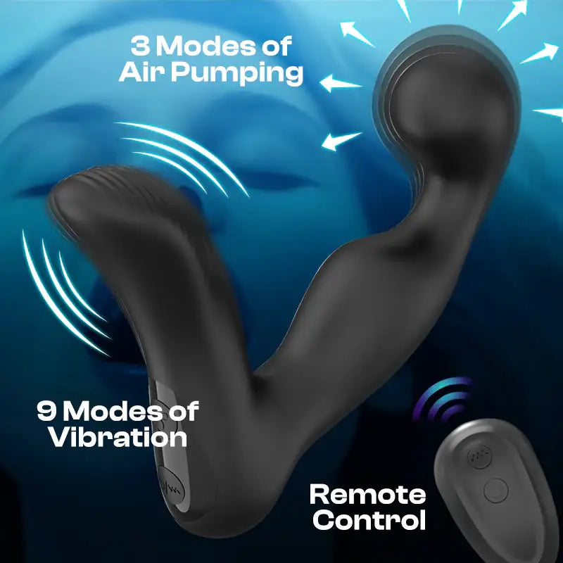 ProPump Elite - Inflatable Vibrating Prostate Massager with Remote Control - Frisky Business Adult Sex Toys Shop