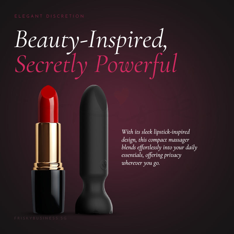 Silicone bullet vibrator showcasing smooth body-safe finish and sleek shape