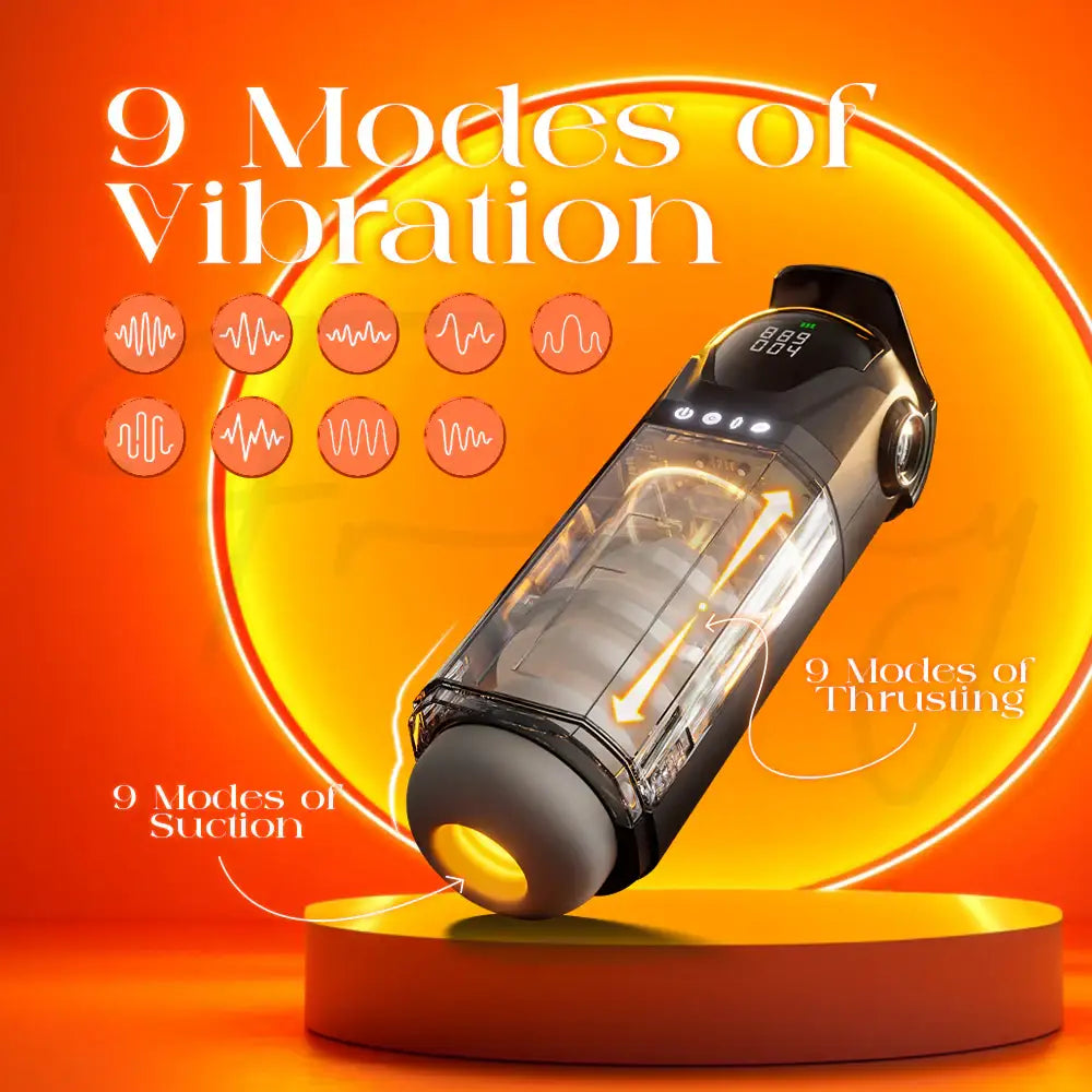Stellar Grip - App Control Automatic Thrusting Masturbator - Frisky Business Adult Sex Toys Shop