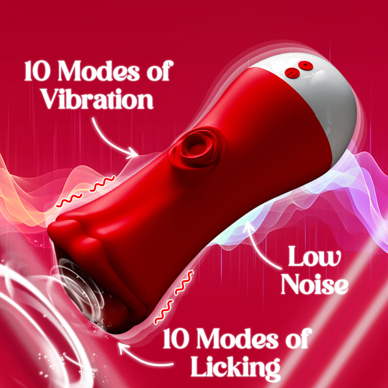 Tempting Kiss - Lip-Shaped Auto Suction Masturbator